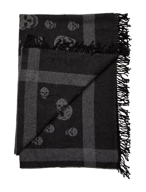 Alexander McQueen Skull Throw Blanket