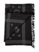 Alexander McQueen Skull Throw Blanket