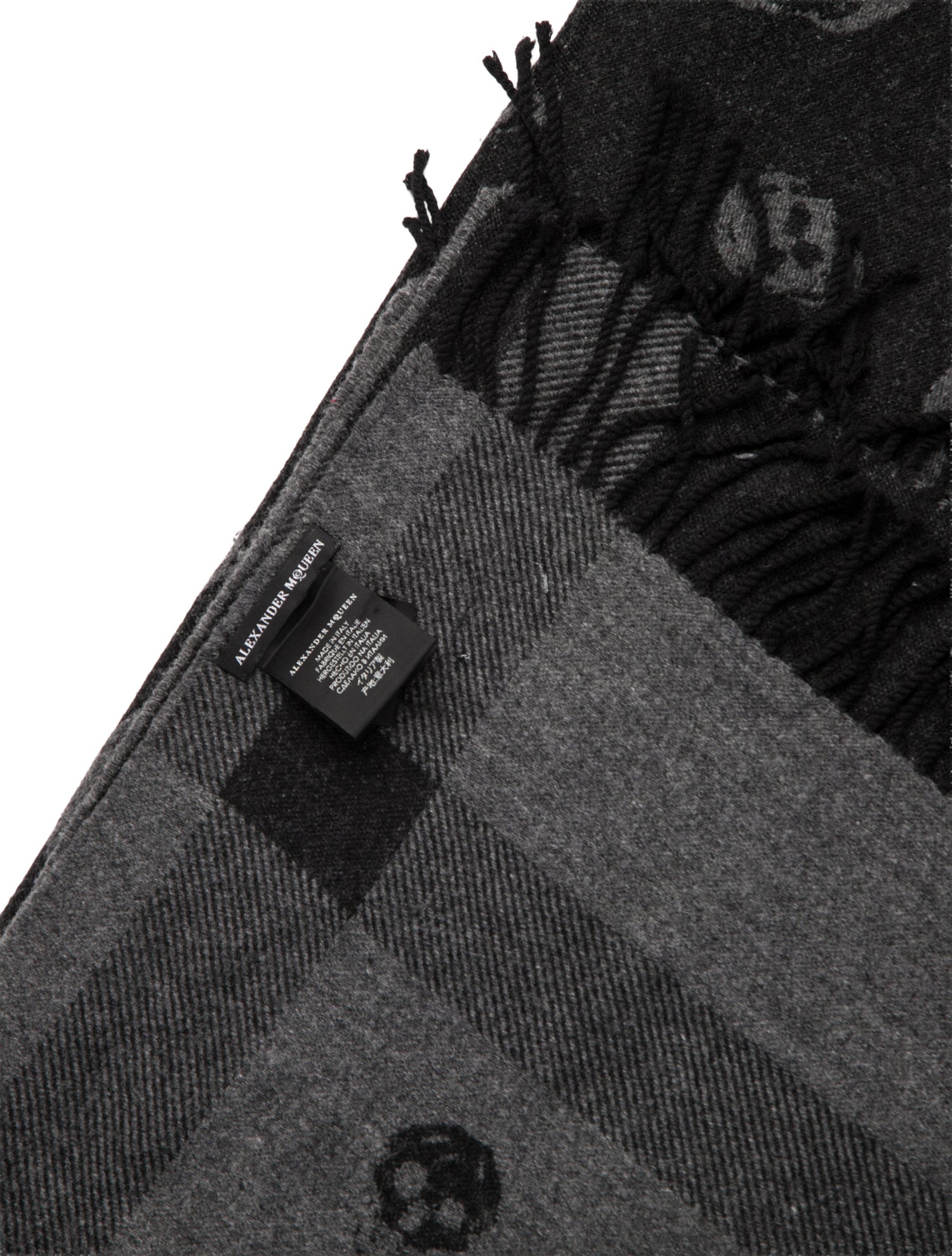 Alexander McQueen Skull Throw Blanket