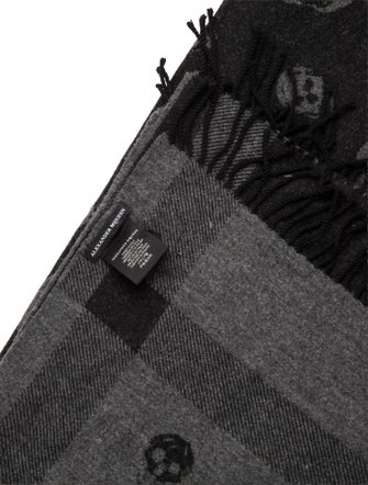 Alexander McQueen Skull Throw Blanket