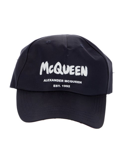 Alexander McQueen Polyester Logo Print Baseball Cap