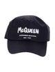 Alexander McQueen Polyester Logo Print Baseball Cap