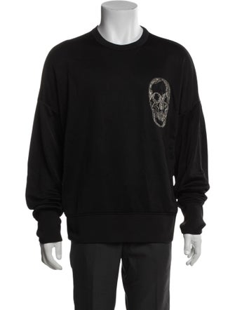 Alexander McQueen Graphic Print Crew Neck Sweatshirt
