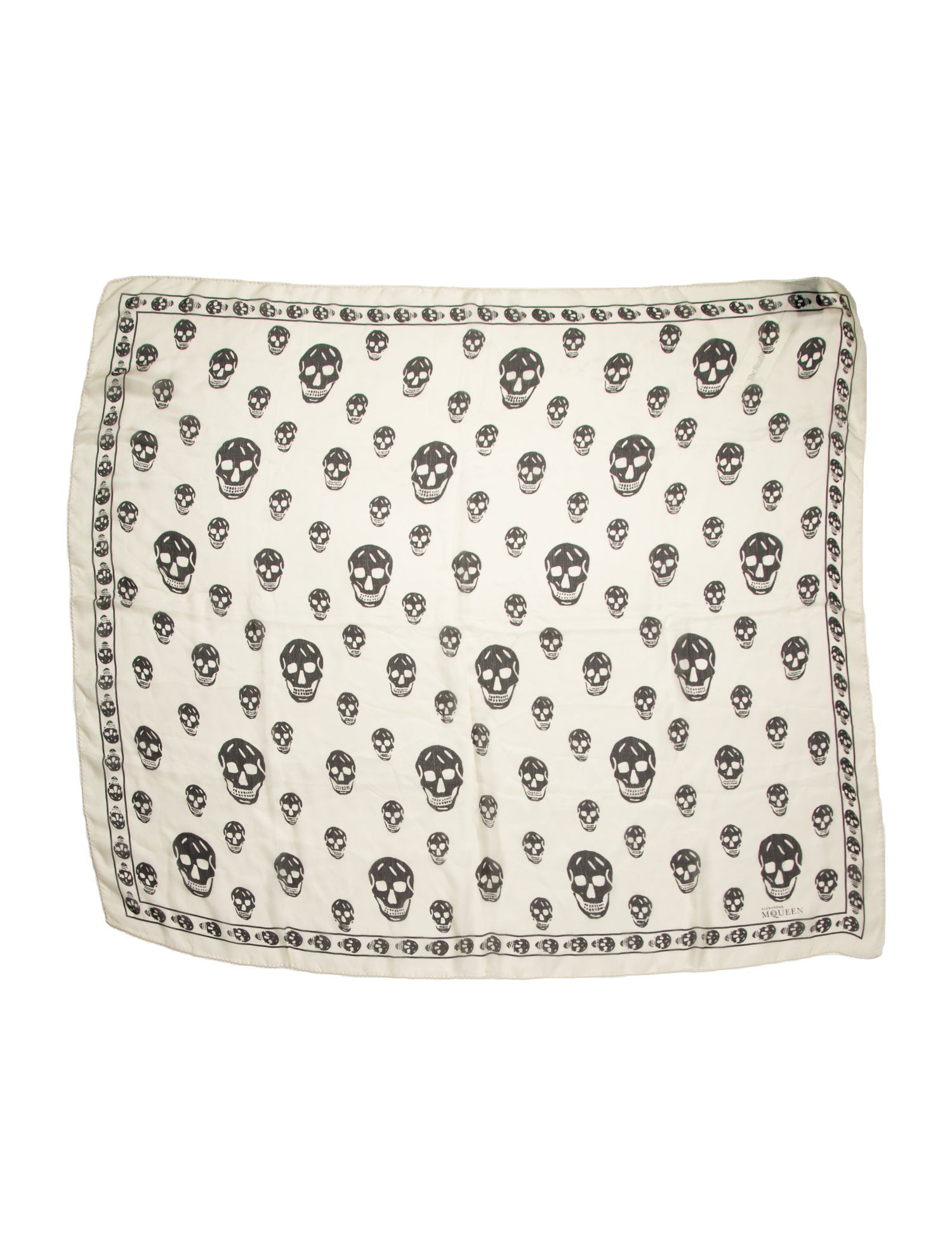 Alexander McQueen Silk Skull Scarf