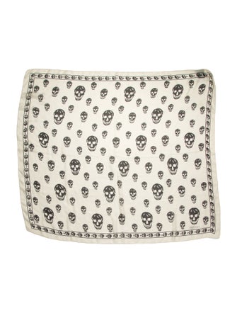 Alexander McQueen Silk Skull Scarf