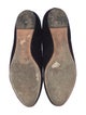 Alexander McQueen Suede Sequin Embellishments Loafers