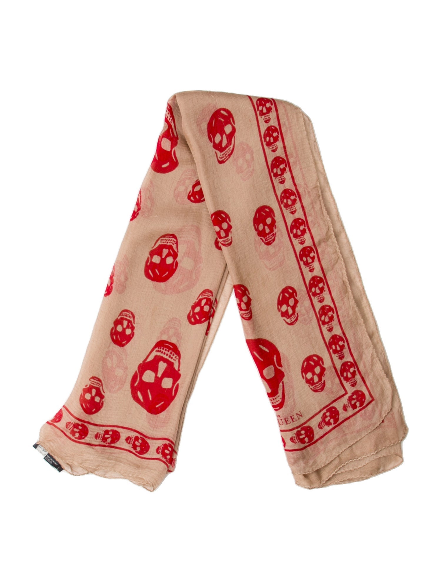 Alexander McQueen Silk Skull Scarf