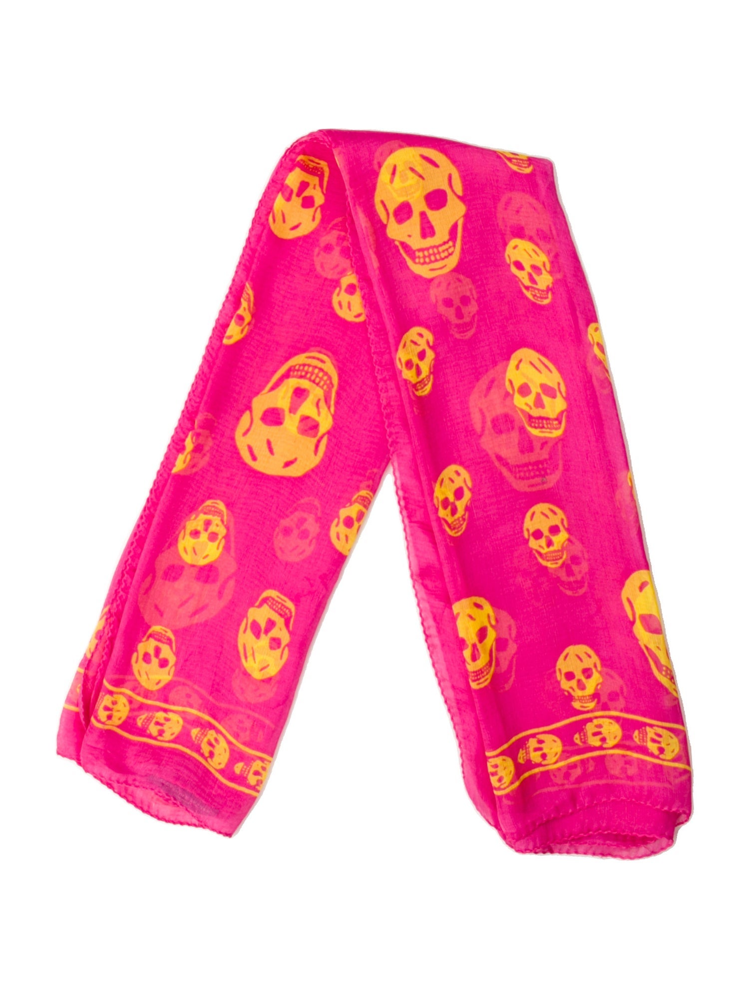 Alexander McQueen Silk Skull Scarf