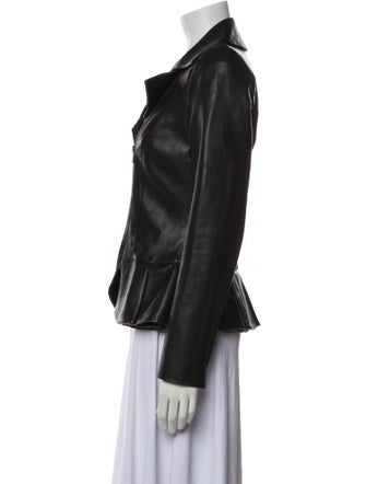 Alexander McQueen Leather Biker Jacket