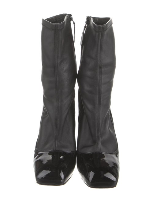Alexander McQueen Leather Sock Boots