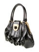Alexander McQueen Patent Leather Top Handle Bag
