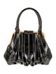 Alexander McQueen Patent Leather Top Handle Bag