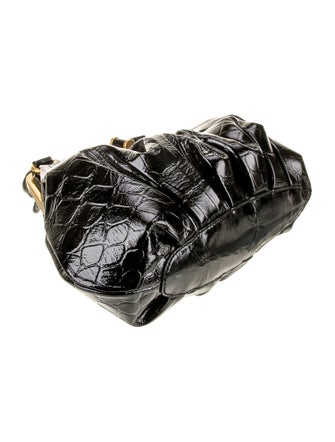Alexander McQueen Patent Leather Top Handle Bag