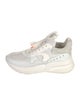 Alexander McQueen Leather Mesh Accents Sneakers