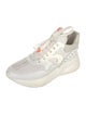 Alexander McQueen Leather Mesh Accents Sneakers