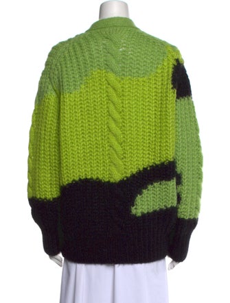 Alexander McQueen Mohair Printed Sweater