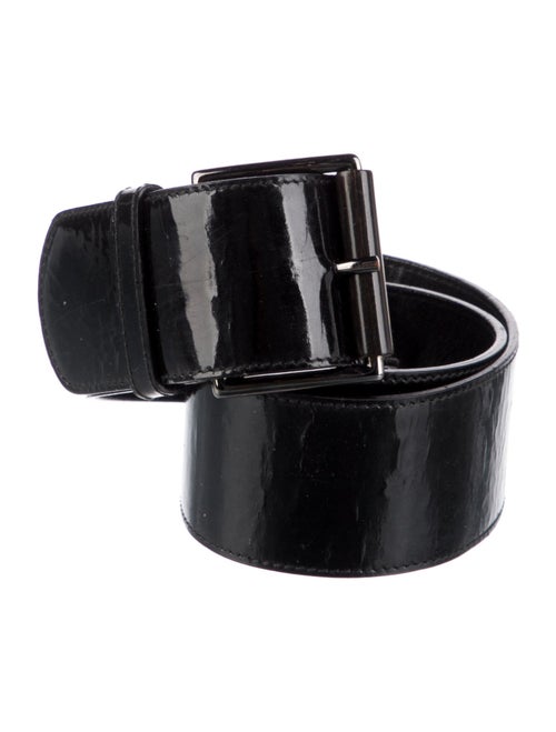Alexander McQueen Patent Leather Belt Kit