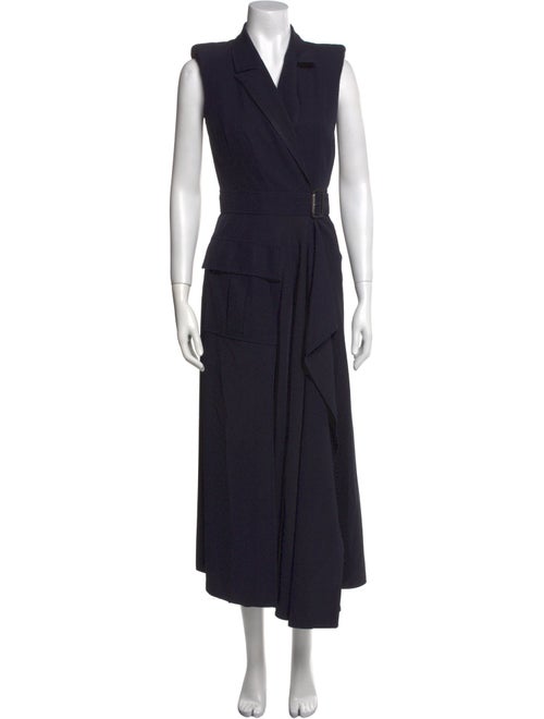 Alexander McQueen Wool Long Dress