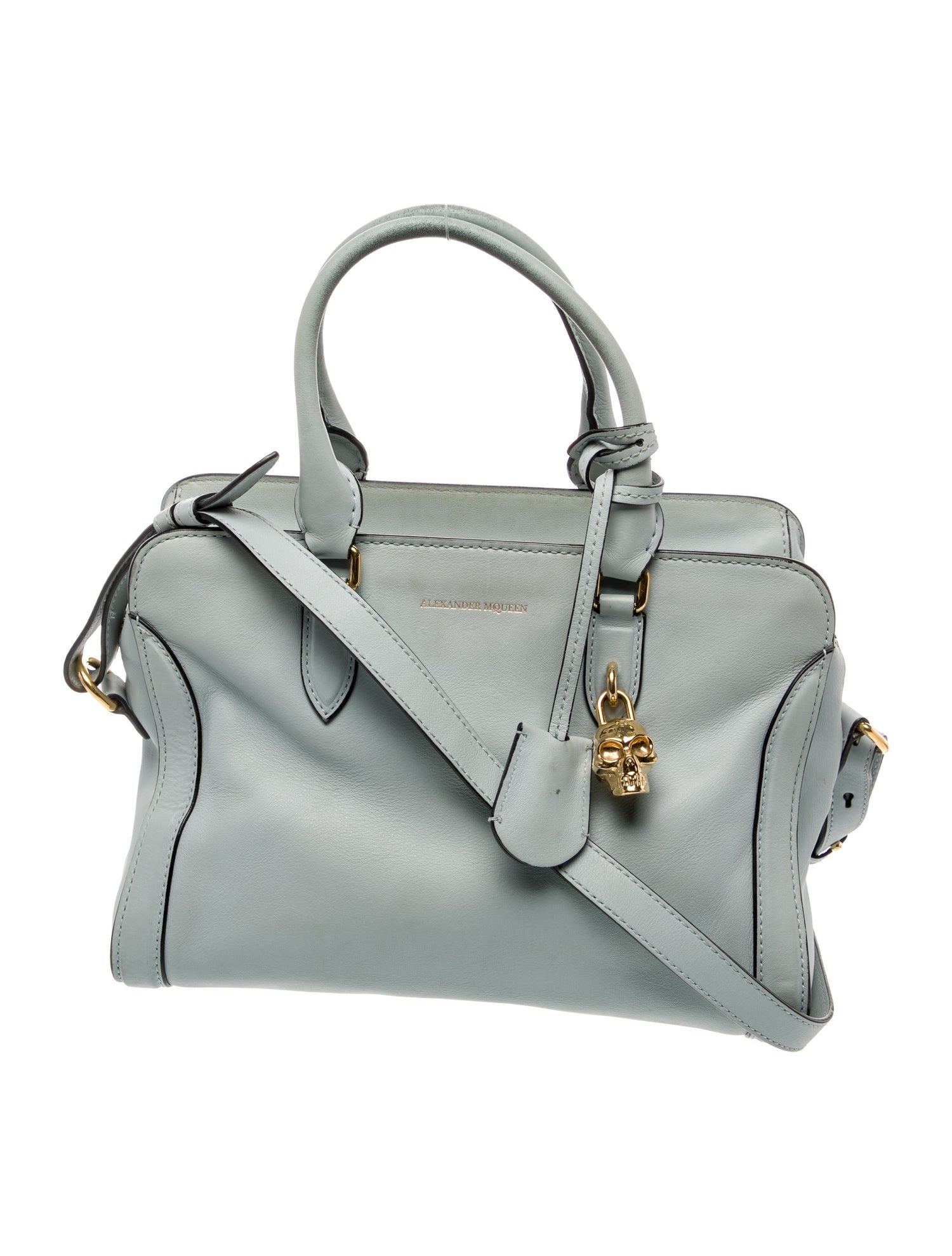 Alexander McQueen Leather Top Handle Bag
