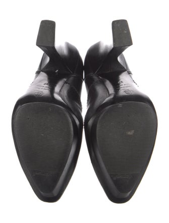 Alexander McQueen Leather Lace-Up Boots