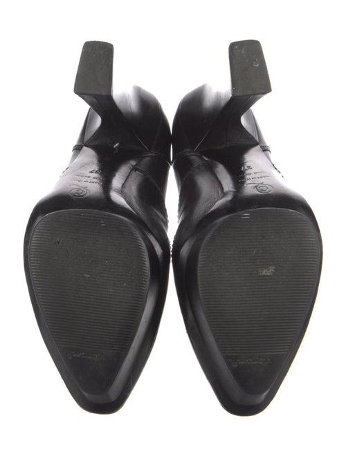 Alexander McQueen Leather Lace-Up Boots