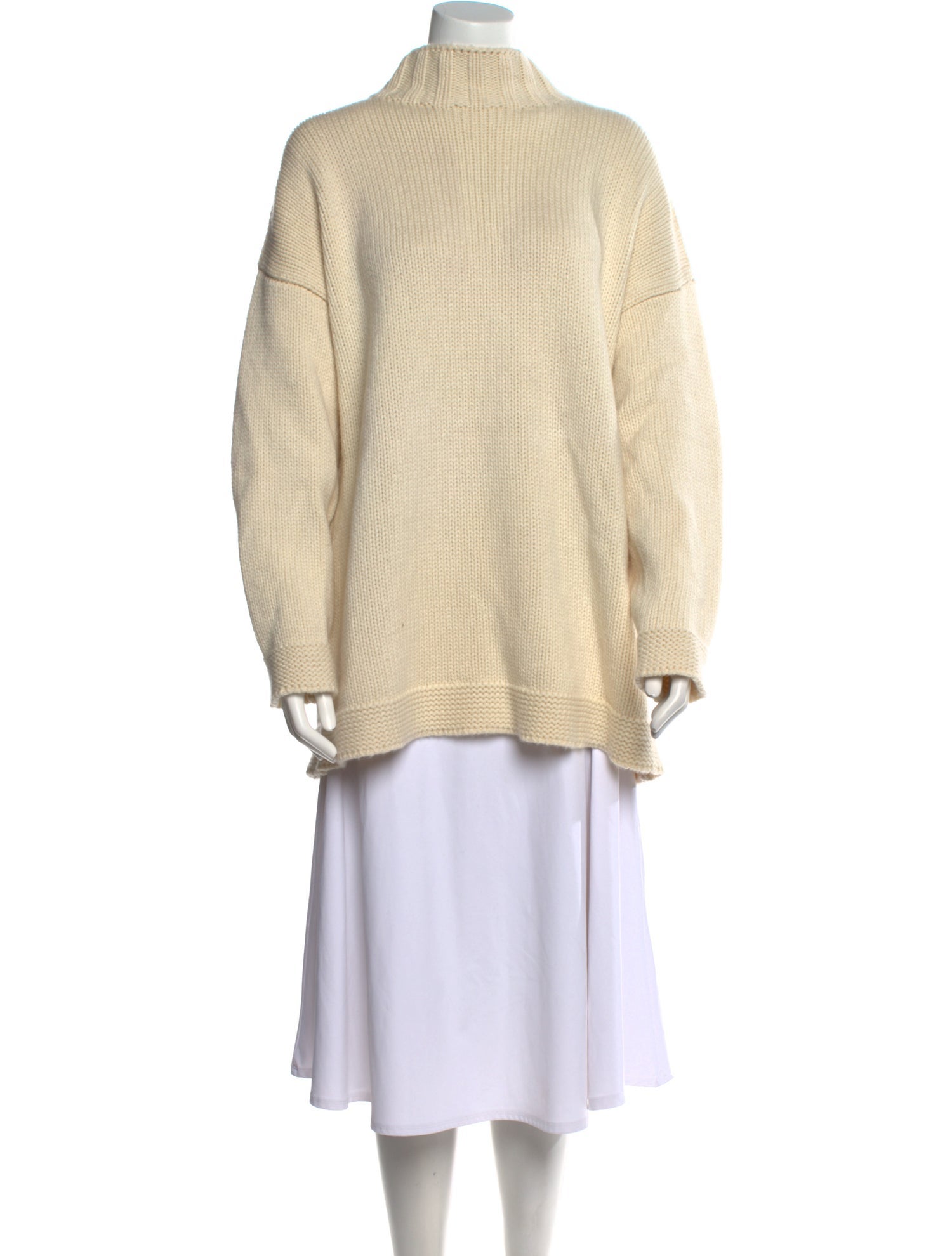 Alexander McQueen Cashmere Mock Neck Sweater