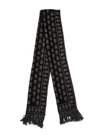 Alexander McQueen Wool Printed Scarf