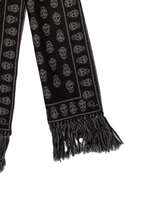 Alexander McQueen Wool Printed Scarf