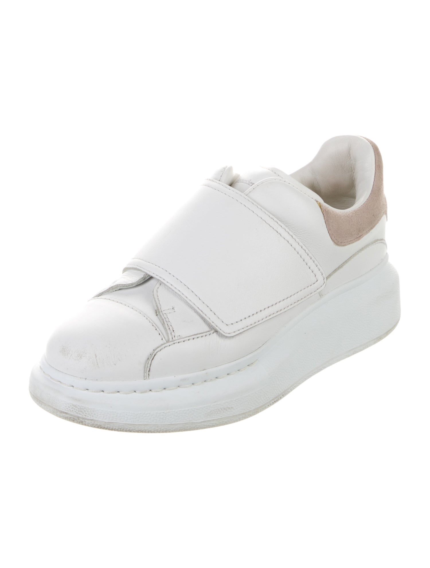 Alexander McQueen Kids' Leather Low Top Sneakers