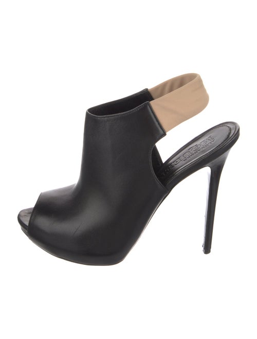 Alexander McQueen Leather Slingback Pumps