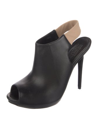 Alexander McQueen Leather Slingback Pumps