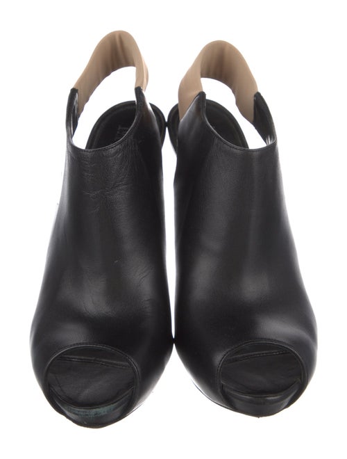 Alexander McQueen Leather Slingback Pumps