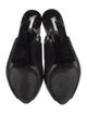 Alexander McQueen Leather Slingback Pumps