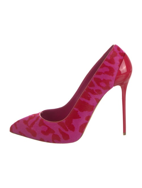 Alexander McQueen Suede Printed Pumps