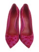 Alexander McQueen Suede Printed Pumps