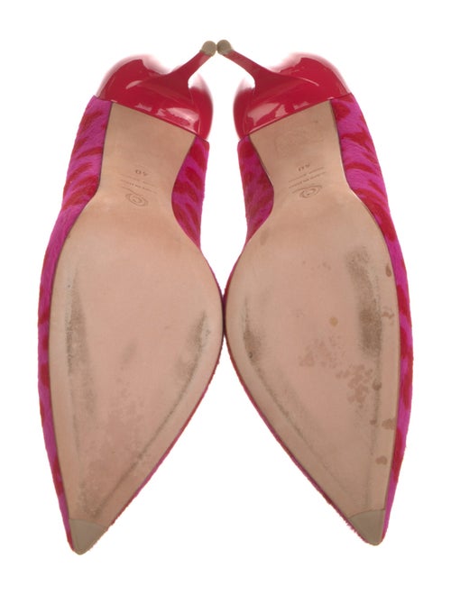 Alexander McQueen Suede Printed Pumps