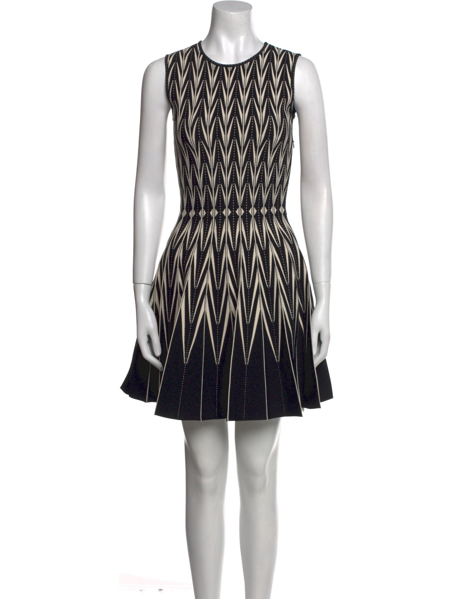 Alexander McQueen Striped Mini Dress