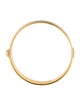 Alexander McQueen Enamel Logo Bangle Bracelet