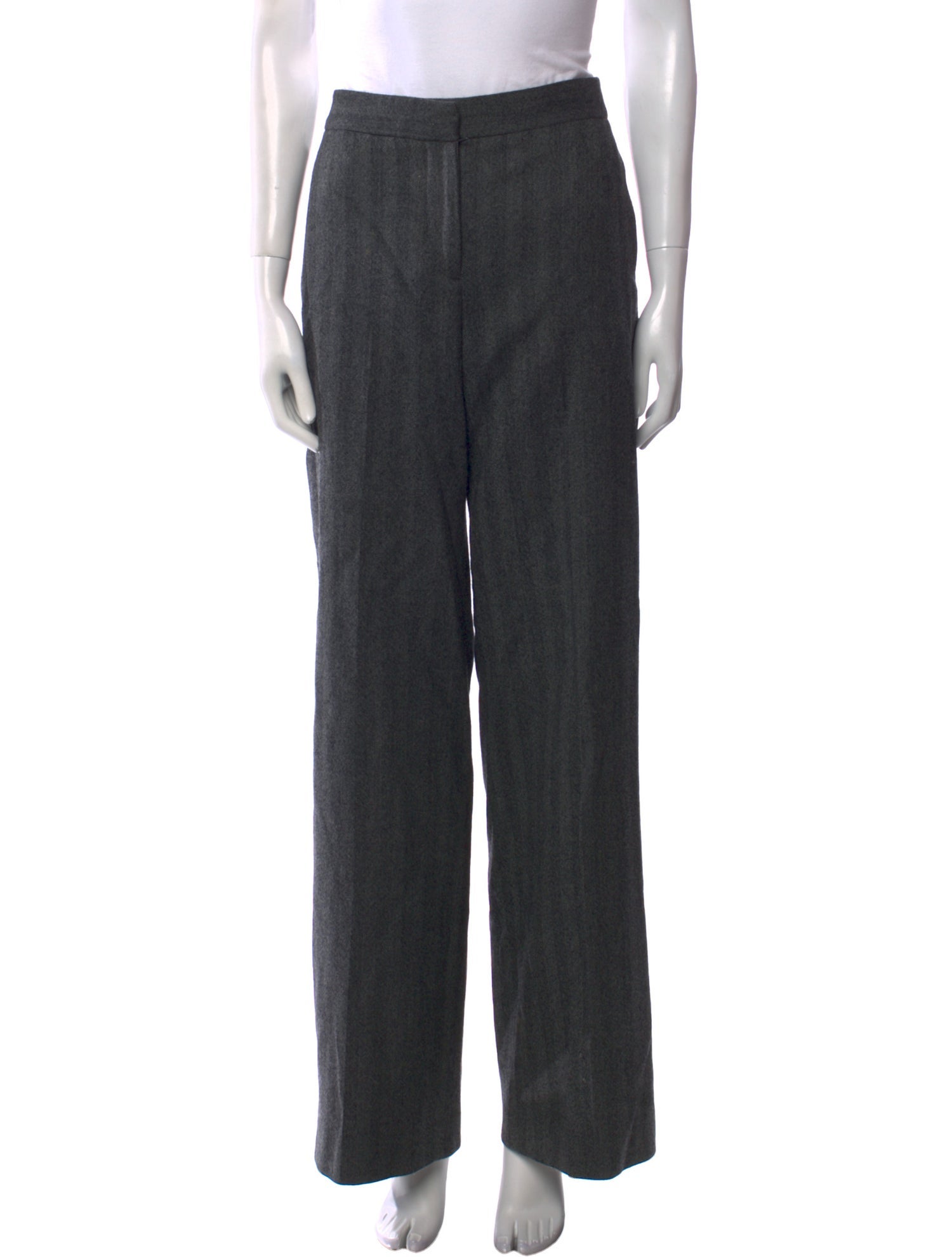 Alexander McQueen Wool Wide Leg Pants