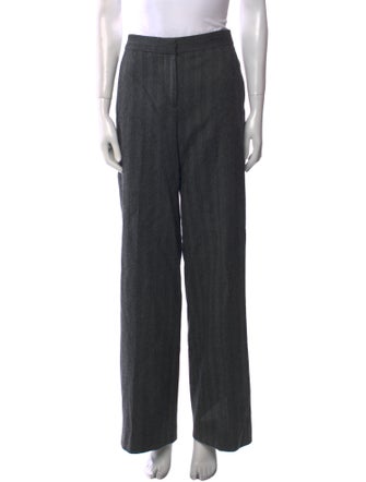Alexander McQueen Wool Wide Leg Pants