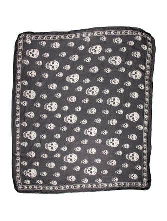 Alexander McQueen Silk Skull Scarf