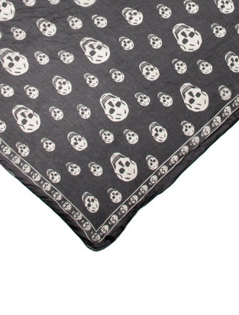 Alexander McQueen Silk Skull Scarf