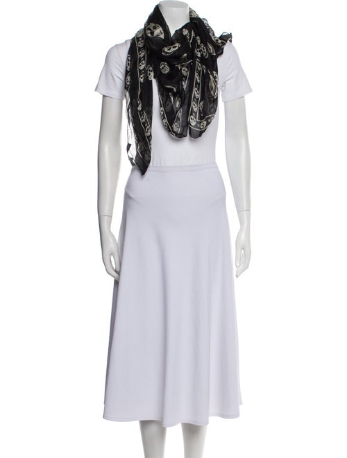 Alexander McQueen Silk Skull Scarf