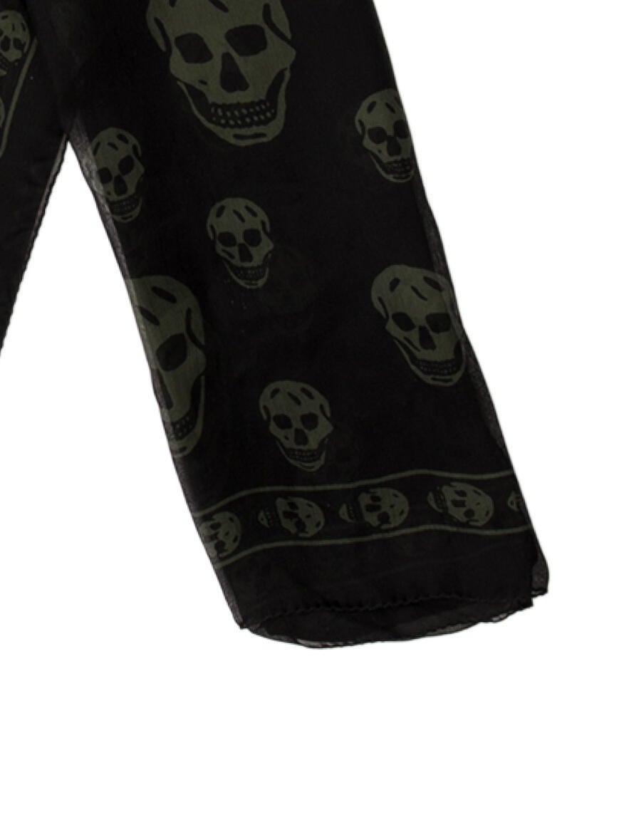 Alexander McQueen Silk Skull Scarf w/ Tags