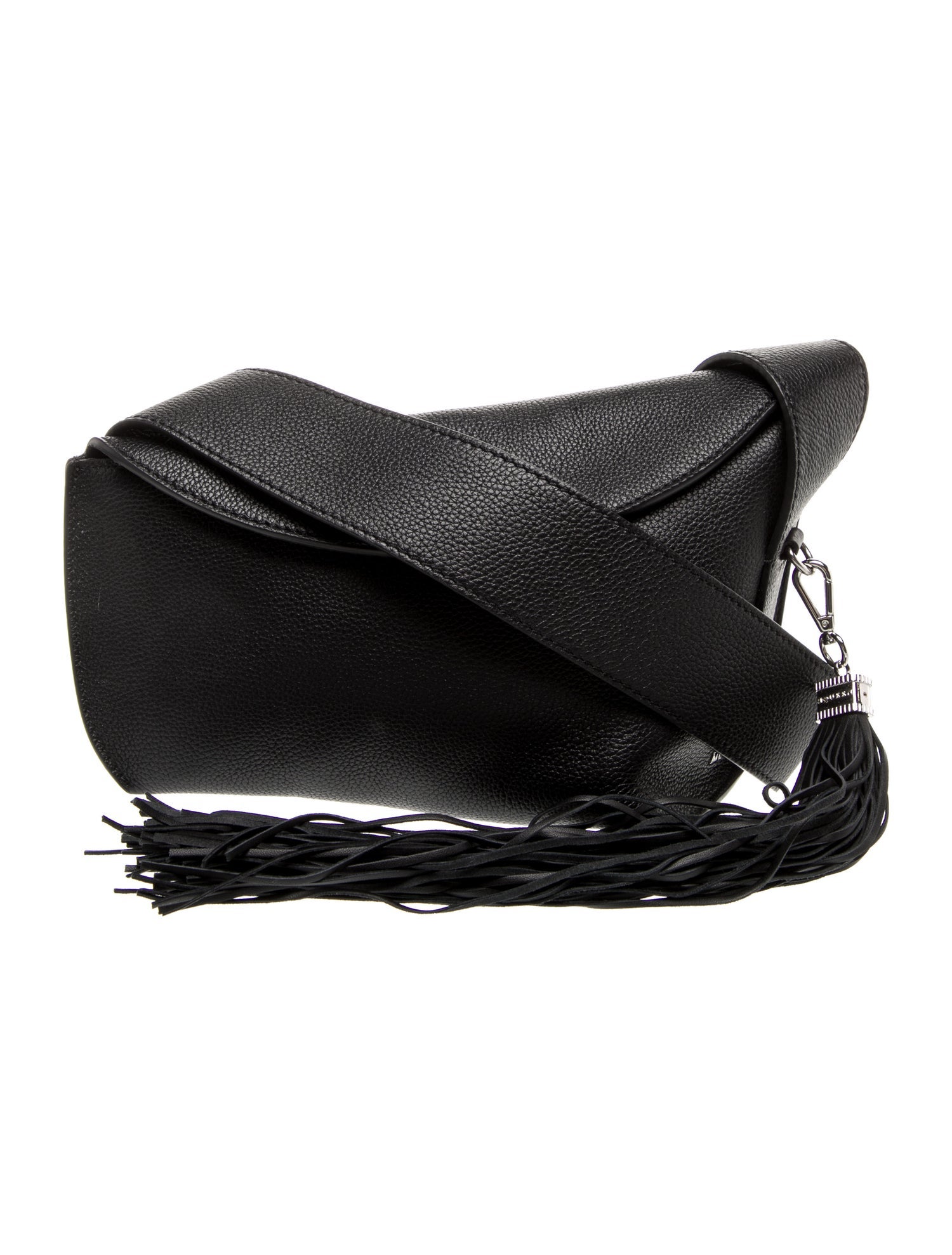 Alexander McQueen Leather T-Bar Sling w/Tassel w/ Tags