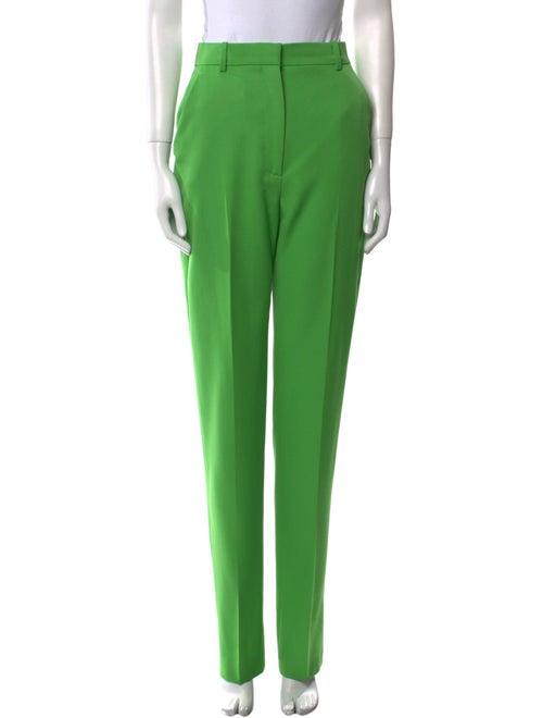 Alexander McQueen Wool Straight Leg Pants