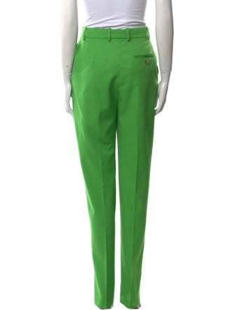 Alexander McQueen Wool Straight Leg Pants