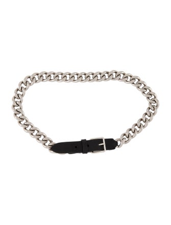 Alexander McQueen Skinny Metal Waist Belt