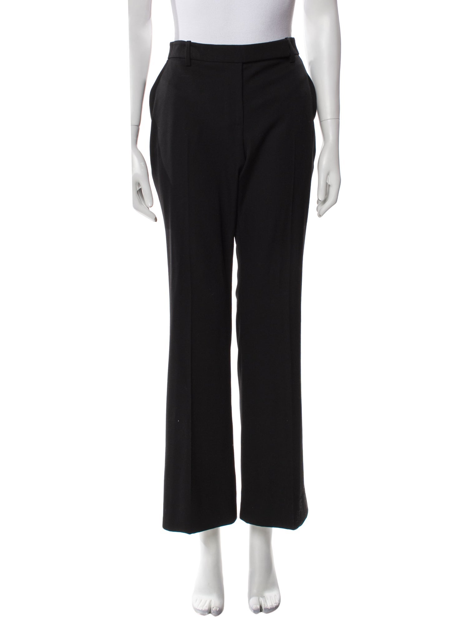 Alexander McQueen Virgin Wool Wide Leg Pants