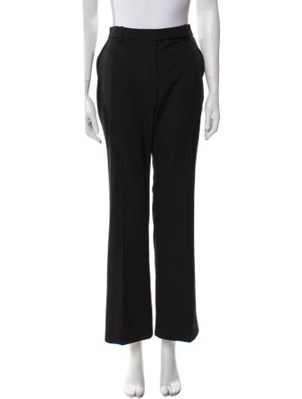 Alexander McQueen Virgin Wool Wide Leg Pants